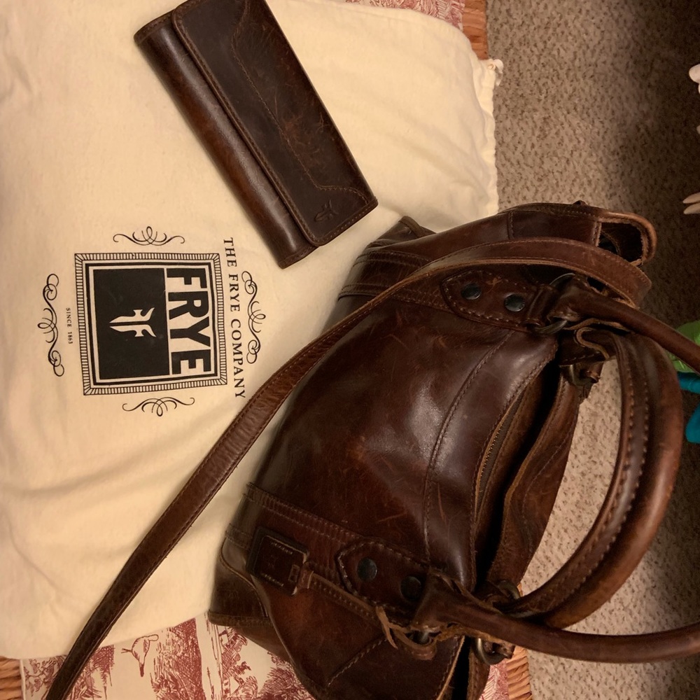 Frye Handbag and marching Wallet